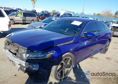 2019 Honda Accord Sport из США, поврежденный, VIN 1HGCV1F35KA160444